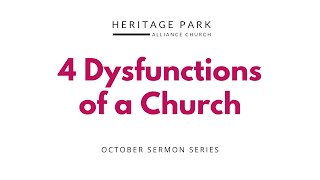 4 Dysfunctions of a Church