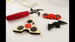 A lot of Fidget Spinners