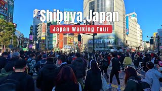 Tokyo Shibuya Walking Tour -4K JAPAN- The Busiest Pedestrian Crossing