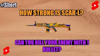 How Strong is Scar-L?? How Many Bullets Do you Need to Kill an Enemy with SCAR-L #Shorts