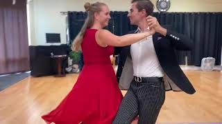 Bailey & Kristina Dance Foxtory & rumba