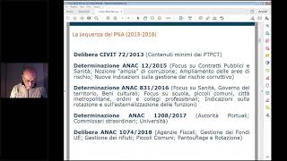 Indirizzi per la predisposizione dei piani triennali di prevenzione corruzione e trasparenza 2021-23