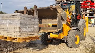 Jcb 3cx -Supply of Cubic Stone for Workers, Backhoe Loader Contractor