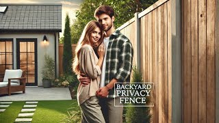 Create Your Private Backyard Oasis with the Perfect Privacy Fence!