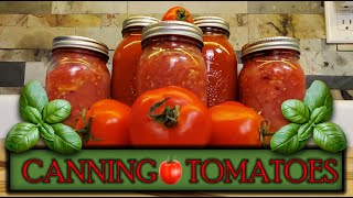 Preserving your Tomatoes 2 ways (Sauce and Diced) - How To Steps