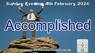 Sunday Evening 4th February 2024