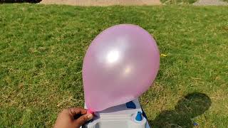 GARDEN FUN POPPING LOTS OF BALLOONS PART 07!#07#satisfying #asmr #boom_balloon #balloon #color #fun