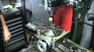 Aligning Rotary Table with Spindle using a Coaxial Indicator