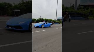 Country's 🇮🇳 Only Lamborghini Huracan Coupe LP 610-4 in the shade of LeMans Blue 💙