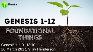 26 March 2023, Genesis 11:10–12:10, Vijay Henderson