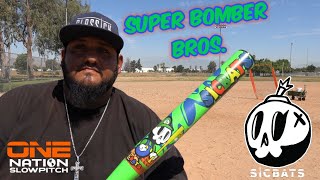 2023 #SicBats Super Bomber Bros. (Super Green) is a SIC BAT | Gordo Life Softball