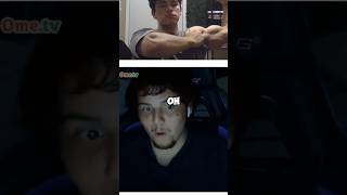 Flexing on Omegle w/ funny reactions #gym #flexing #alexeubank #funny #samsulek #fitness #omegle