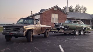 1957 Chevy cold start and stuff