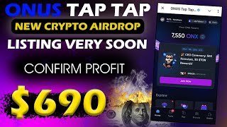 Onus Tap Tap Tap Daily Code Today - Onus Tap Tap Airdrop - ONX Token Price - Onus Tap Tap Listing