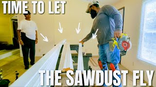 Part 1:Installing Baseboards In My Mom's {Debt Free} Mobile Home | TURNING RAW LAND INTO A HOMESTEAD