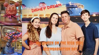 Disney Dream Cruise: Halloween on the High Seas/Disembarkation Day,Haul Vlog