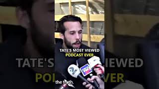 Tate's Biggest Podcast after release from Jail #shorts