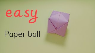 How to make paper ball || Origami paper ball #origami