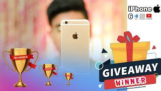 iPhone Giveaway Winner - Thanks for 3k