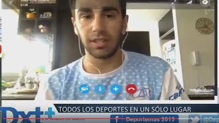 Juan Cruz Araldi en Deportemas (05/12/2016)