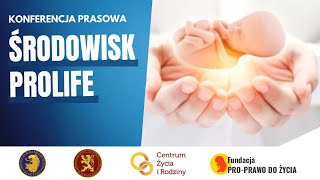 Aborcyjne projekty w Sejmie. Konferencja prasowa środowisk prolife