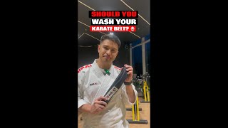 Should you wash your karate belt? 🥋