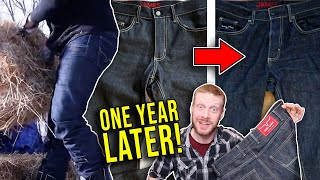 Raw Denim Kimes Ranch Jeans: ONE YEAR LATER!