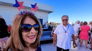 2.) Pre-4th of July Rooftop Party at the Marriott in Delray Beach, Fl. - July 3rd, 2024