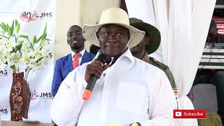 Teacher Mpamire as President Museveni