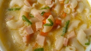 How to Cook  Creamy Sopas/Macaroni Soup