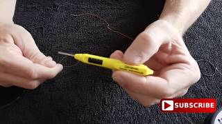 Easy Braid to Nylon Knot for Lure Fishing For Bass