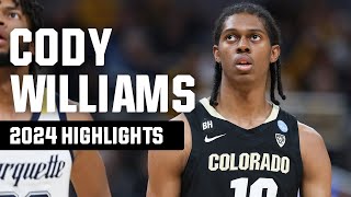 Cody Williams 2024 NCAA tournament highlights