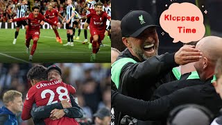 Kloppage Time : Fabio Carvalho wins it for Liverpool in the 98th min against time wasting Newcastle