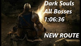 Dark Souls All Bosses Speedrun with NEW Melee-Only Route (1:06:36)