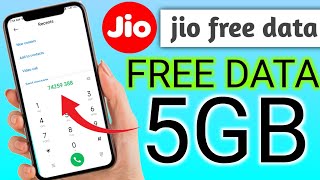 Jio Free Data offer 2022 || 5 GB Data bilkul free || jio free data today