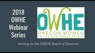 Serving on the OWHE Board of Directors