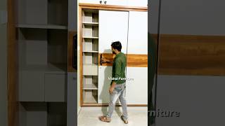 Master bedroom sliding wardrobe design ￼🔥#vishalfurniture #shortvideo