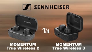 Sennheiser Momentum 2 vs 3 True Wireless Bluetooth Headphones | Compare | Specifications | Features