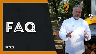 Frequently Asked Questions (FAQ) About the Coyote Duomo Wood Fired Oven