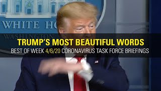 Trump's Most Beautiful Words | Best of Week 4/6/20 | Coronavirus Task Force Briefings