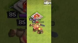 Max Barbarian King vs Max Barbarian King ⚔️. #clashofclans #shorts