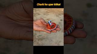 Diwali Chakri ke uper kitkat cracker Experiment #shorts #new #crackers