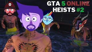 GTA 5 Online Heists PART 2 (Prison Job Setups & Heist) [Let's be cops]