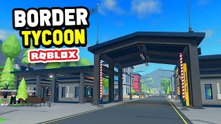 Building a CITY BORDER in Roblox Border Defense Tycoon