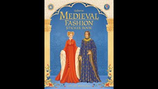 Medieval fashion sticker book