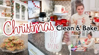 NEW Christmas Clean and Bake With Me | Christmas Monster Cookies | Christmas Cleaning Motivation