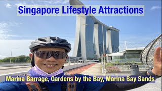 Bike Ride, Singapore | The Marina Barrage, Gardens by the Bay, Marina Bay Sands.