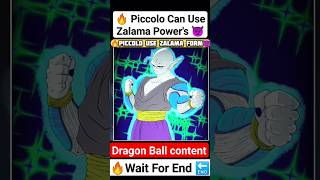 🔥Piccolo Can Uses Zalama Power's💯 #comics #dbs #like #vegeta #anime #manga #viral #goku #dbz #Shorts