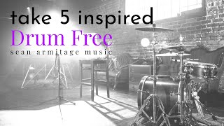 Drumless Backing Track Take Five Inspired in 5/4 Odd Time (156 BPM)