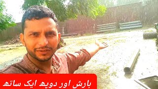 amazing scene Barish aur Dhoop Ek sath